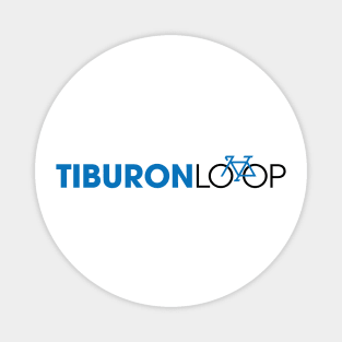 Tiburon Loop blue with bike Magnet